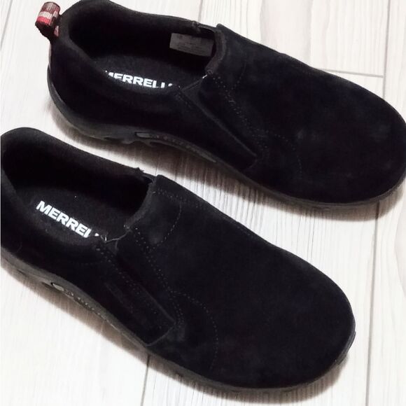 (S-4228) Merrell Jungle Moc Moccasin, Black, Sz 2 Unisex - Picture 3 of 13